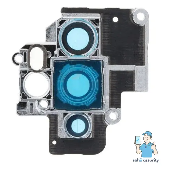 Camera Lens Glass with Frame for Oppo A5 2020 Black thumbnail